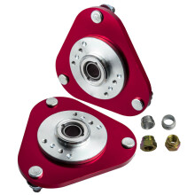 Pair Front Coilover Camber Plates for Toyota Celica 2000 2001 2002-2006 Red