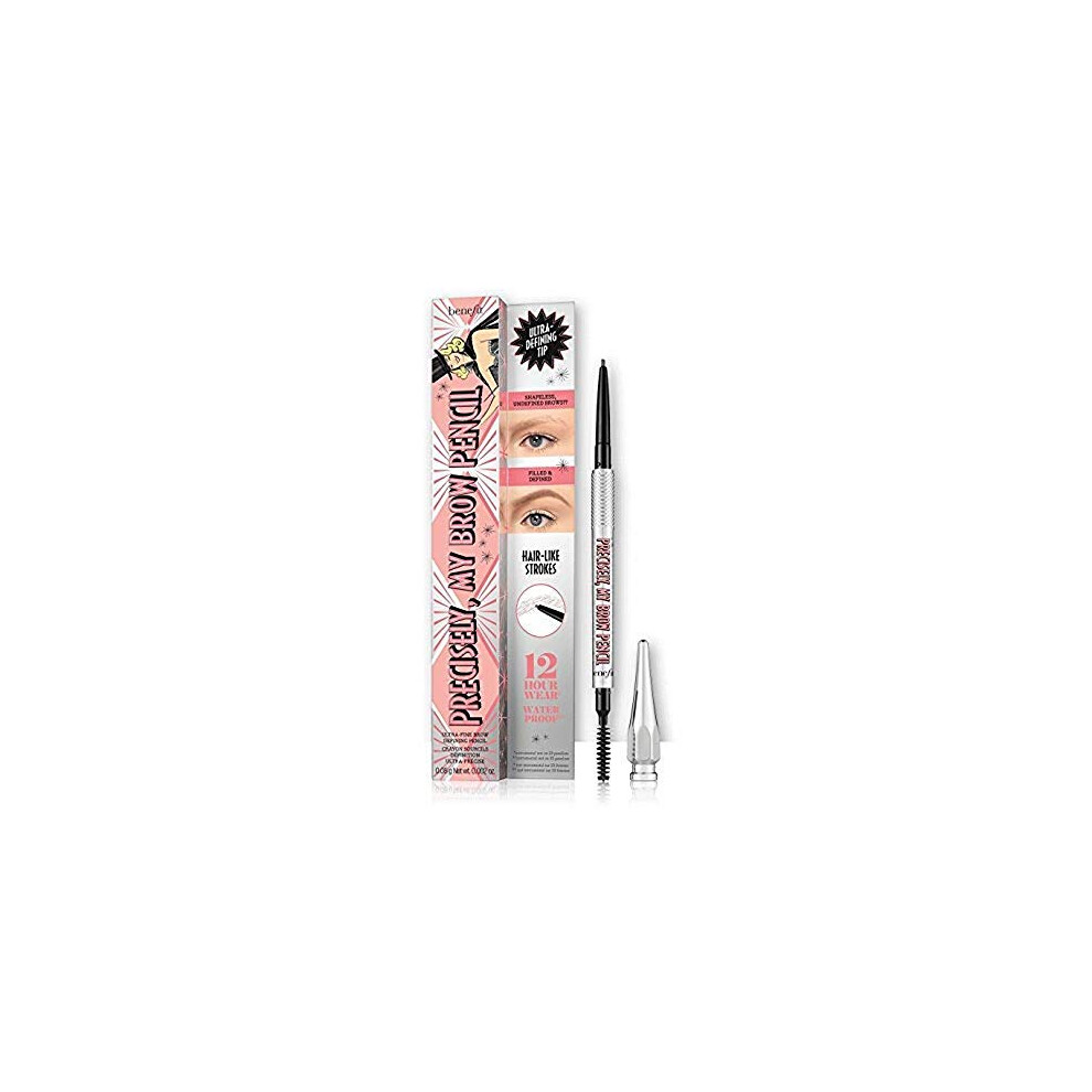 Benefit Precisely My Brow Pencil Ultra Fine Brow Defining Pencil  3 - Warm light brown  1 Count