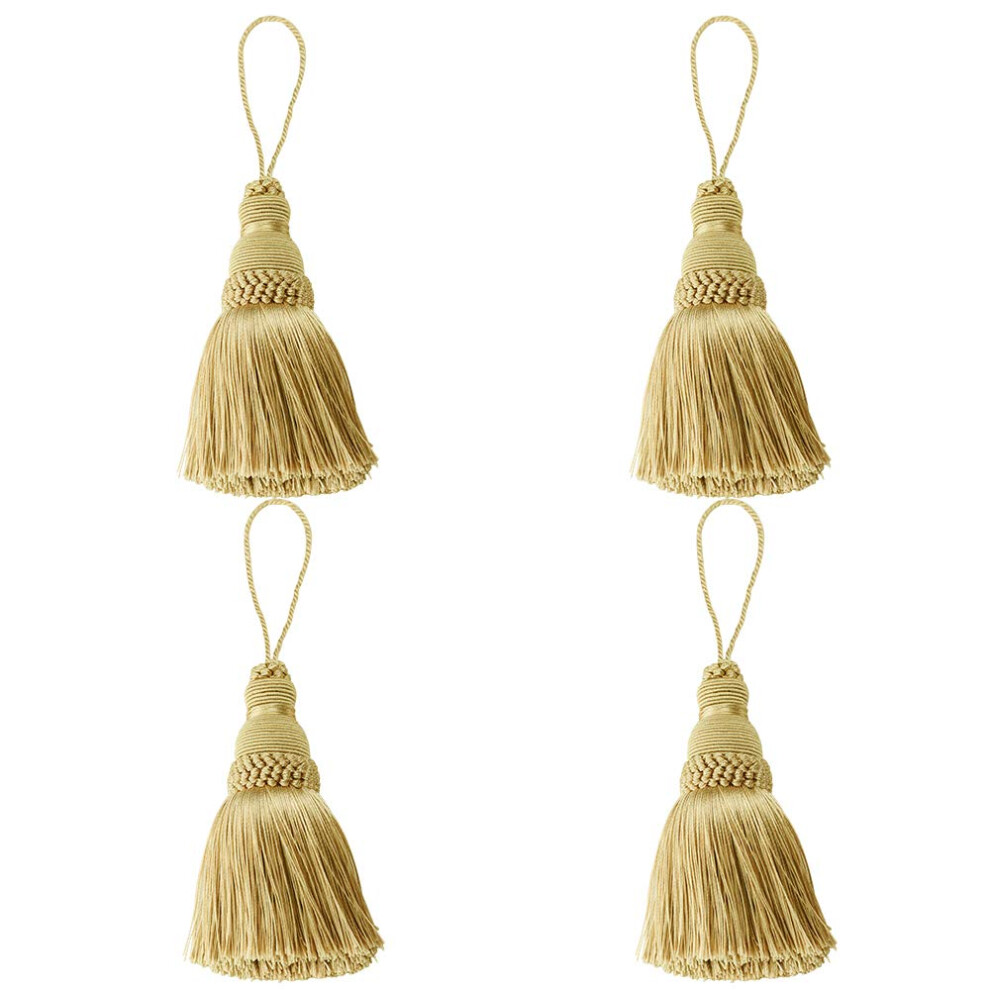 Fenghuangwu Lot De 2 Pompons Color S Pour Rideaux Et D Coration D'int Rieur-image