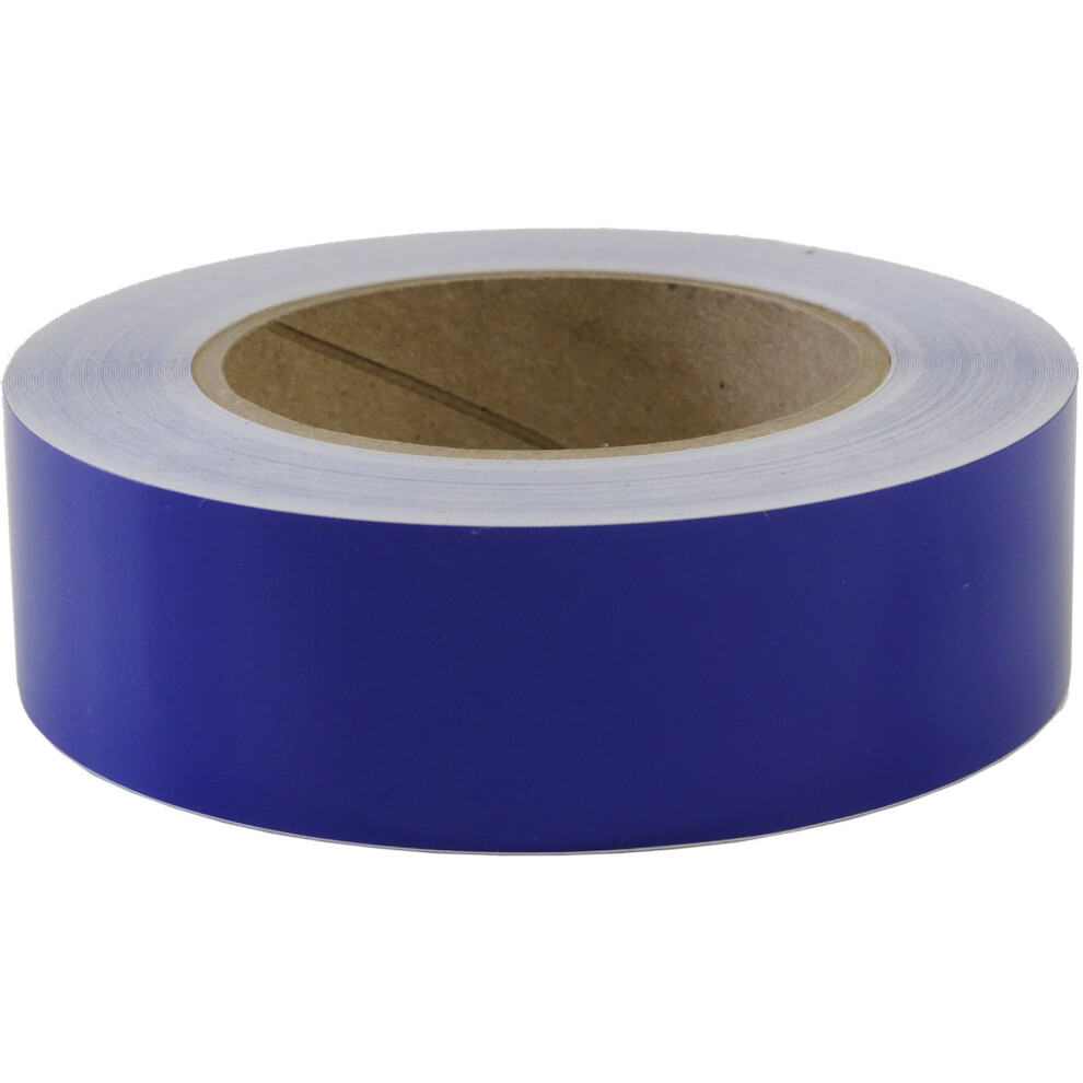 Liniowe Stale Paski Na Auto Ciezarwke - 3MIL Winyl - 1 """" X 50 ' - Szafirowy Niebieski-image