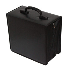 Penlonda disco CD DVD Bluray suporte de armazenamento soluo pasta mangas maleta de transporte ((400 capacidade))