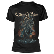 (Large) Children Of Bodom 'Horseman' (Black) T-Shirt