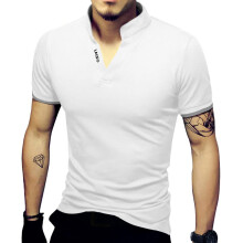 LOGEEYAR herenmode poloshirt korte/lange mouwen slim fit henley t-shirts piqu?katoenen kleding