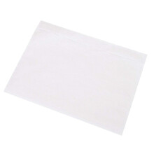 Ob   lky s baliacim zoznamom Sales4Less 7,5"""""" x 5,5"""""""", vreck    s priehladn   mi lepiacimi vreckami, balenie 500 kusov