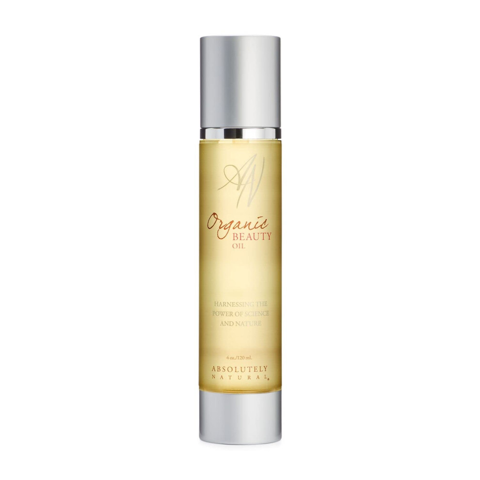 Absolutely Natural - Organic Beauty Oil 4Oz With Vitamin E Olive And Rosehips Oils Made In Usa