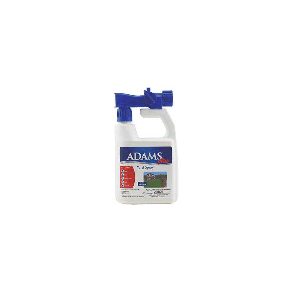Adams Plus Flea and Tick Yard Spray  Kills and Repels Fleas  Ticks and Mosquitos 32 Fluid Ounces