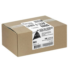 Ultrasac - Gazonbladopruimzakken 39 gallon 1,5 mil 33""""x43"""" Zwart 100 stuks/met binders