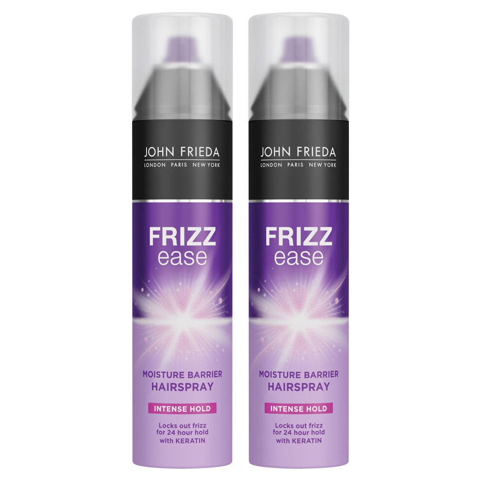 John Frieda Frizz Ease Moisutre Barrier Hairspray 250ml, 2 Pack
