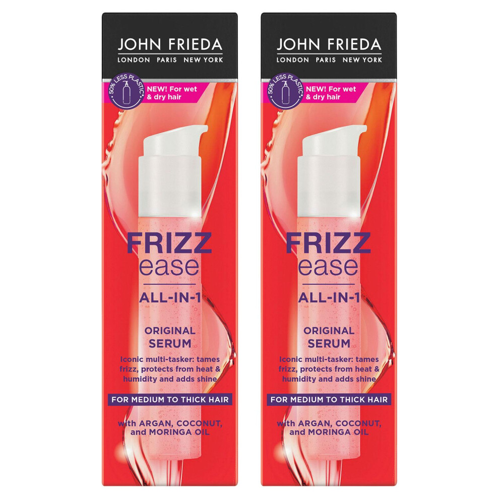 John Frieda Frizz Ease Original Serum 50ml, 2 Pack