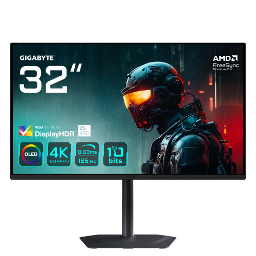 Gigabyte Dis 32 GBT MO32U UHD 165Hz OLED