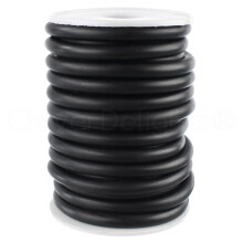 CleverDelights Vollgummischnur 1/4 Durchmesser 10 Fu Buna 70 Durometer Schwarz .25 rund
