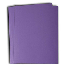 Hamilco farvet karton scrapbogspapir 8,5"""" x 11"""" bl?d lilla farve kartonpapir 50 stk.