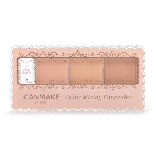 CANMAKE Colour Mixing Concealer 3 Colour Palette Concealer 0,13 oz (3,9 g) (01 Light Beige 3,9 g)
