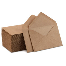 Mini ob lky Kraft Hned ob lky Kraft na darcekov karty a vizitky (balenie po 60 kusoch 10 cm x 7 cm)