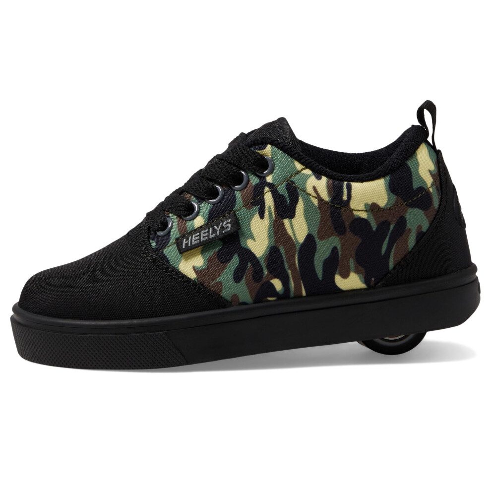 HEELYS Boy's Pro 20 Prints Skate Shoe (Little Kid/Big Kid/Adult) Black Camo 6 Big Kid (Men's 6) M