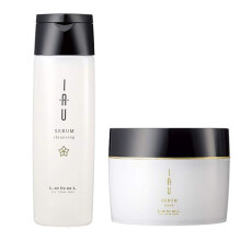 Lebel IAU Serum Cleansing Hair Shampoo 200ml & Lebel IAU Serum Hair Mask 170g S?t (Gr?n tes?t)