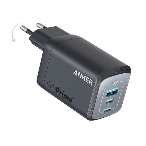 Anker USB C-lader - ANKER - Prime 67 W - Snelladen - Compact - Opvouwbaar
