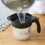 Gravy Fat Separator  With Bottom Release Strainer 1L Grease Separator Cup  Fat Skimmer for Cooking 3