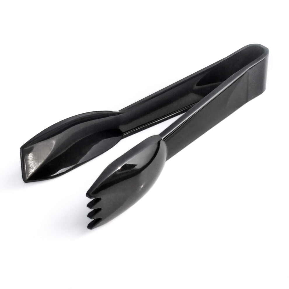 New Star Foodservice 42290 Pinza Multiuso In Plastica Ad Alta Temperatura Con Bordo Dritto, 6 Pollici, Set Da 12, Nero-image