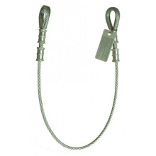 Guardian Fall Protection 10440 3-fods vinylbelagt galvaniseret kabel Choker Anchor med fingerb?lle ender