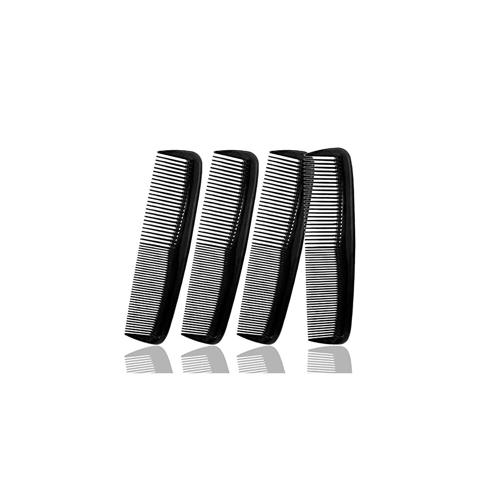 Zacht En Stijlvol Soft 'N Style Hair Care 4-Pack Comb - Not Breakable - Mens Comb/Fine Tooth Comb/Peines Para Cabello
