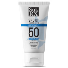SolRX SPORT SPF 50 Sunscreen  Oxybenzone Free  Broad Spectrum UVAUVB  Fragrance Free  Reef Friendly