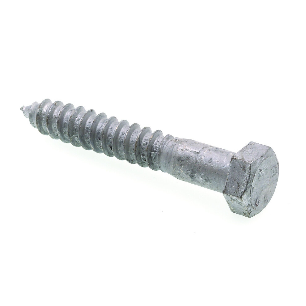 Prime-Line 9057453 Hex Lag Screws  5/8 In. X 4 In.  A307 Grade A Hot Dip Galvanized Steel (10 Pack)-image-OPC-PGG7YYR-NEW