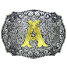 Catarama de centura Western Faeovl Litera ini?iala ABCDJMS catre Z- Catarame de centura Cowboy Rodeo pentru femei barba?i (I)