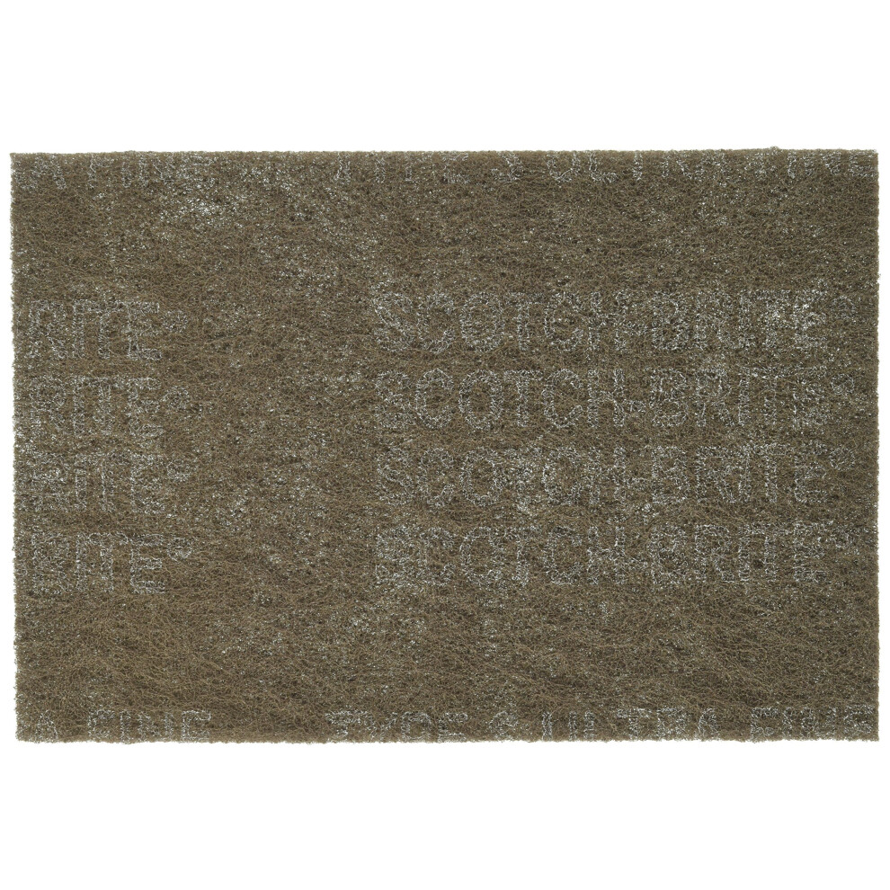 3M HP-HP Scotch-Brite Hand Pad - Ultra Fine Grade 6 in Width x 9 in Length - 7448[PRICE is per BOX]