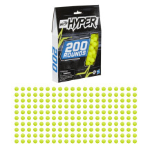Nerf Hyper 200-rundpfyllning inkluderar 200 hyperrundor fr anvndning Hyper Blasters Stock Up Hyper Games