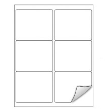 LabelMore 3 1/3 x 4 Etiketten - 6 Per Vel Zelfklevende Verzendetiketten - FBA Etiketten - 100 Vellen/600 Etiketten