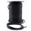 CleverDelights Solid Rubber Cord - 1/2 """" Diameter - 25 fod - Buna 70 Durometer - Sort - 0,5 """" Runde 1