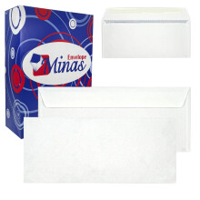500 Minas Envelope No. 9 Business Envelope 3 7/8 x 8 7/8 Tinted Gum Flap Sturdy 24lb. White (500)