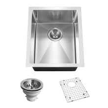 Houzer CNB-1200 Savoir Unterbausp  le, Edelstahl, 30,5 x 35,6 cm, inkl. Sieb und Gitter