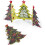 Sizzix Thinlits Die Set 660665  Christmas Tree Fold-A-Long by Jen Long  6 Pack  Multi Color  One Size 2