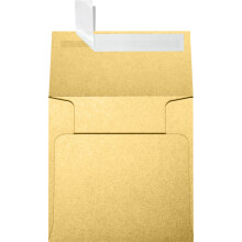 tvorcov    ob   lky na pozv   nky LUXPaper | Odlepovacie a tlaciace | 10 x 10 cm | Zlat    metal   za | Text 80 lb | 250 ks