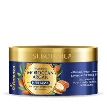StBotanica Moroccan Argan Hair Mask - Deep Conditioning & Hydration For Healthier Looking Hair 200 ml