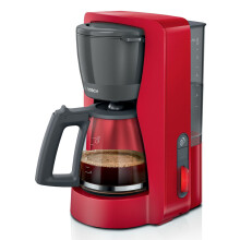 Kaffeemaschine - BOSCH - TKA3M134 MyMoment - Rot - Glaskanne - Aroma Plus-Funktion - Warmhaltefunktion bis zu 60 min