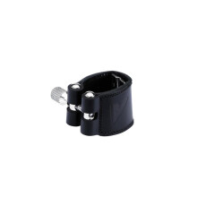 Vandoren LC21P Legatura in pelle e cappuccio in plastica per clarinetto in Sib con 3 piastre di pressione intercambiabili