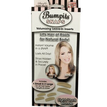 Bumpits Snaps Haar Volumizer, Hell/Dunkelblond, für natürlichen Wurzellift