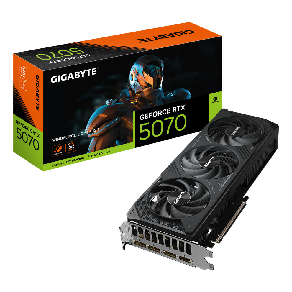 Gigabyte Rtx 5070 12Gb Windforce Oc Sff Gddr7 3 Fan