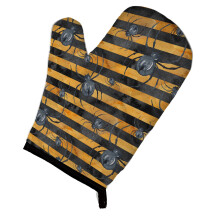 """"Caroline's Treasures Watercolor Halloween Spiders Decorated Oven Mitt 12"""""""" x 8.5"""""""" Multicolor""""