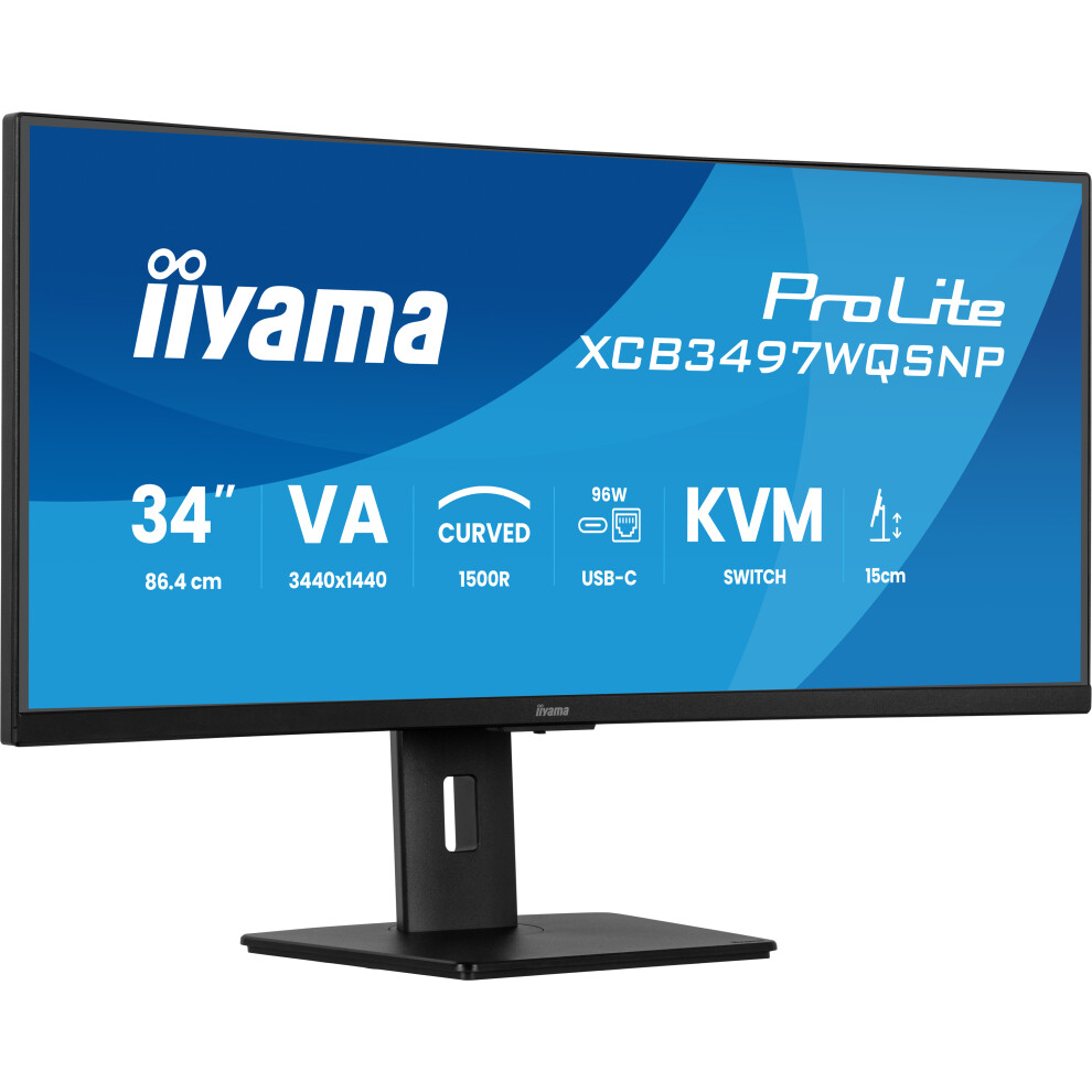 Iiyama Prolite Xcb3497wqsnp-B1 - Led Monitor - Curved - 34" - Hdr