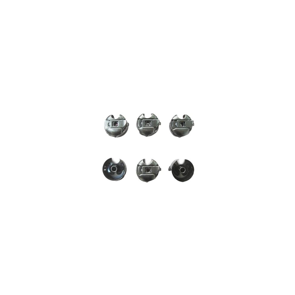 Cutex Pack of 6 Bobbin Cases Compatible Part Number #52237NBL for Industrial Sewing Machine JUKI CONSEW