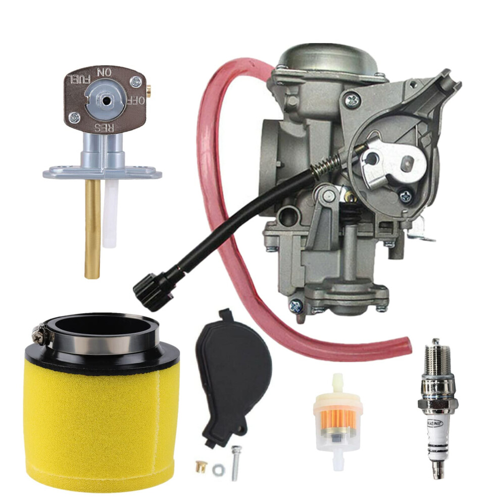Whfzn 0470-449 Carburetor With Fuel Valve For Arctic Cat 400 Carb Arctic Cat 500 Carb 2X4 4X4 2000-2003 793740288479