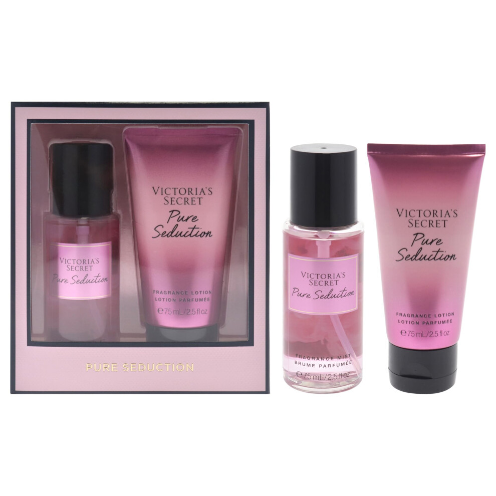 Victorias Secret Pure Seduction Set for Women - 2 Pc Gif Set 2.5oz Fragance Mist  2.5oz Fragance Lotion