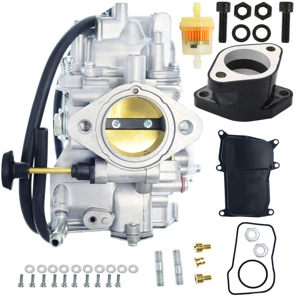 New Yfm350 Carburetor+Intake Manifold For Yamaha Warrior 350 Yfm350 X 1987-2004 Atv Quad Carb Hand Choke 741025773868