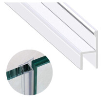 Zengest Glass Door Seal Strip 120 tum mjuk dusch drr svep fr att stoppa lckor duschsilikon ttningsremsa