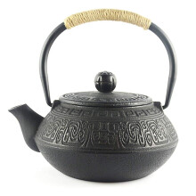 Hwagui - thire en fonte japonaise avec th th th en acier inoxydable Stoveetop SAFETOP 600 ml / 20oz