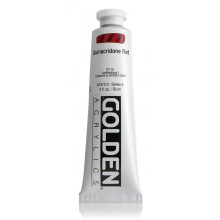 Heavy Body Acrylics by GOLDEN Quinacridone Red 2 fl. oz. Tube Professional Acrylic Paint Transparent